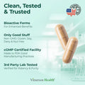 Multivitamin for Men with Methylated Vitamins and Chelated Minerals for Energy, Focus and Immune Health – Premium Daily Mens Multivitamins &