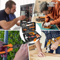 8 Piece Hand Tool Set, High Strength Steel Tools for Home Repair, Car Maintenance, Furniture Assembly with Convenient Storage Case, Basic Tool Kit