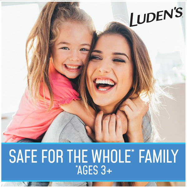 Luden's Sore Throat Relief Lozenges for Minor Everyday Irritation & Dry Mouth, Sugar Free Wild Cherry Flavored Drops, 75 Count Sugar Free Wild