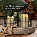 Homemory 6"x3" Outdoor Waterproof Flameless Candles, LED Candles, Battery Operated Candles with Remote and Timers, Electric Fake Plastic Pillar
