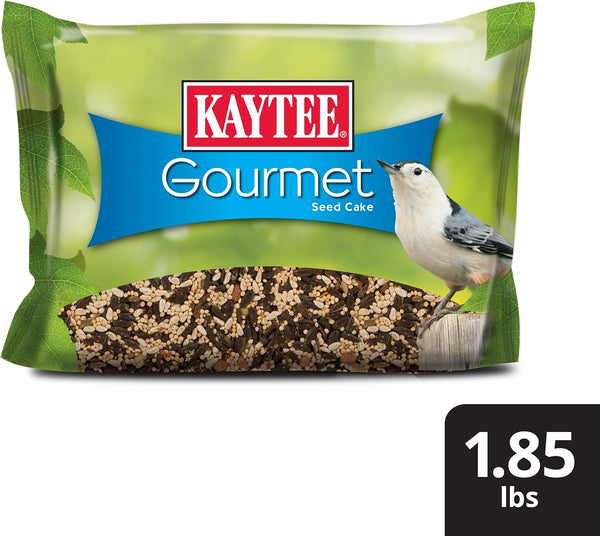 Kaytee Wild Bird Gourmet Seed Cake For Cardinals, Chickadees, Juncos, Titmice, Woodpeckers and More, 2 Pounds 2 Pound (Pack of 1) Gourmet, 1 Count