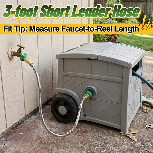3ft Short Garden Hose with Female to Female Connector