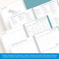 Blue Sky 2025-2026 Weekly and Monthly Academic Year Teacher Lesson Planner Calendar, July 2025 - June 2026, 8.5" x 11", Flexible Cover, Wirebound,