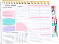 Weekly to Do List Notepad, 8.5''X11'' Weekly Desk Planner with 52 Tear off Sheets Undated Weekly Planner Habit Tracker & Productivity Organizer
