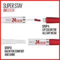 Maybelline Super Stay 24, 2-Step Liquid Lipstick Makeup, Long Lasting Highly Pigmented Color with Moisturizing Balm, Blush On, Pink, 1 Count