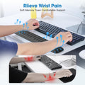 MEKASS Keyboard Wrist Rest, Soft Memory Foam Wrist Support for Keyboard, Keyboard Hand Rest Pad for Wrist Pain Relief, Keyboard Wrist Guard for