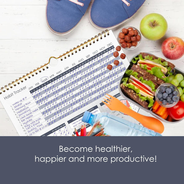 Habit Tracker Is a Great Productivity Tools Used as Habit Tracker Journal Workout Calendar, Habit Tracker Planner Goal Journal, Habit Tracker