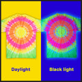 Tulip Electric Neons Tie-Dye Kit, Party Activity, Black Light Reactive Fabric Dye, Pre-mixed Green, Yellow, Orange, Pink, Easy Application &