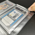 Graded Card Slab Binder Pages for Storage & Display, Compatible with 40 PSA, BGS, BCCG, CGC Graded Sports Cards, Also Fit One-Touch Magnetic Card
