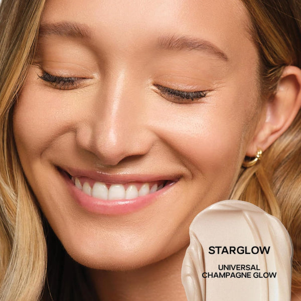 Saie Mini Glowy Super Gel Lightweight Illuminator - Luminizer + Makeup Primer for Glowing Skin - Enriched with Vitamin C + Hydrating Squalane Oil
