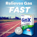 Gas-X Extra Strength Chewable Gas Relief Tablets with Simethicone 125 mg for Bloating Relief, Cherry - 72 Count 72 Count (Pack of 1)