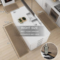 SUMLANS Kitchen Mat Set of 2 PCS, Cushioned Non Slip Rugs for Kitchen Floor, Absorbent Runner Comfort Standing Mats Washable for Kitchen, Office,