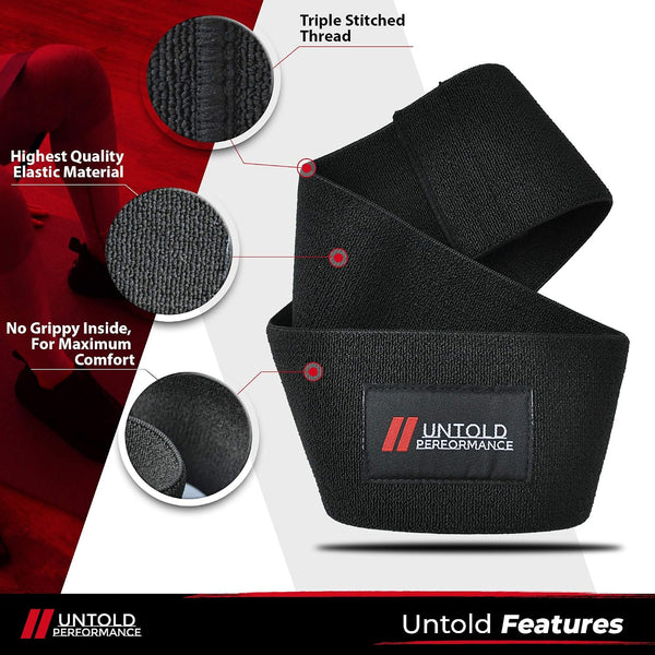 Heavy Resistance Bands - Hip Bands for Working Out, Premium Exercise Bands Resistance, Durable Resistance Bands for Strength, Flexibility & Glute