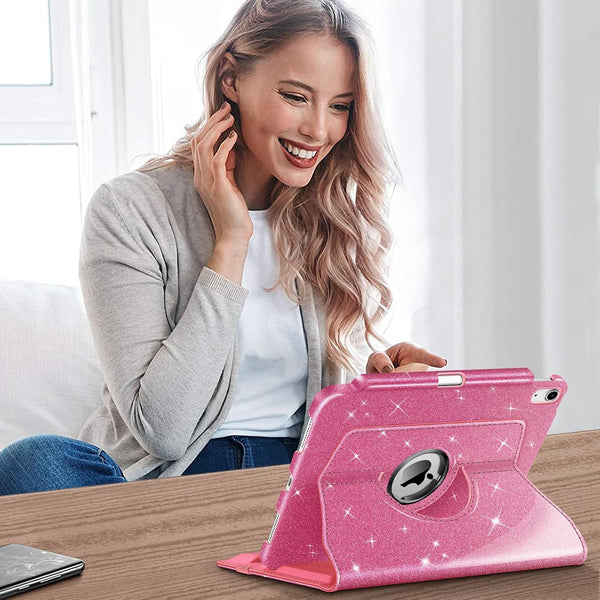 Fintie Rotating Case for iPad (A16) 11th Gen 11-inch, iPad 10th Gen 10.9" | 360° Swivel Stand, Portrait & Landscape Viewing, Shockproof Cover with