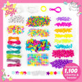 Just My Style ABC Beads by Horizon Group Usa, 1000+ Charms & Beads, Alphabet Charms, Accent Seed Star Wax Beading Cord, Satin Cord Key Ring