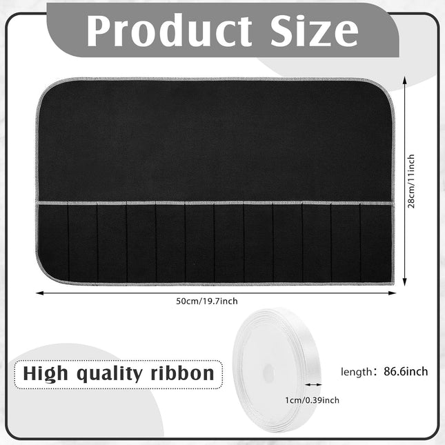 6 Pcs anti Tarnish Silver Storage Bags Silver Storage Cloth Felt Flatware Organizer anti Tarnish Protector Bags Place Se