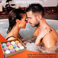 Bath Bombs Salt Balls,12 PCS Gift Set,Vanilla Menthol Rose Extract Essential Oils,Moisturizing Dry Skin,Fizzy Spa,Relaxing,Bubble Bath Bomb Gifts