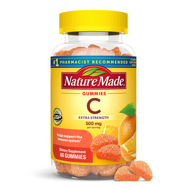 Nature Made Extra Strength Dosage Vitamin C 500 Mg per Serving, Dietary Suppleme