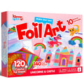 Klever Kits Unicorn Foil Art- Arts & Crafts for Kids 4 and Up, Mess Free