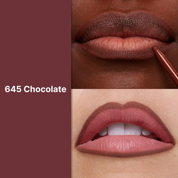 Revlon ColorStay Longwear Lip Liner, 645 Chocolate, 0.01 oz 645 Chocolate 0.01 Ounce (Pack of 1)