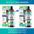 Gurunanda Cocomint Oil Pulling Mouthwash for Complete Oral Hygiene, 7 Essential Oils & Vitamins for Happy Teeth & Gums & Fresh Breath ,