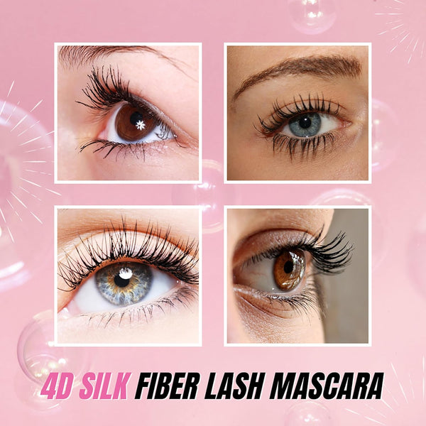 Secret Xpress Control 4D Silk Fiber Lash Mascara, Lengthening and Thick, Volume, Long Lasting, Smudge-Proof, All Day Full, Long, Thick,