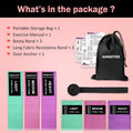 Large Fabric Resistance Bands for Working Out, Loop Exercise Bands for Booty Leg, Butt, Glutes, Stretch Workout Bands for Women & Men, Hip Elastic