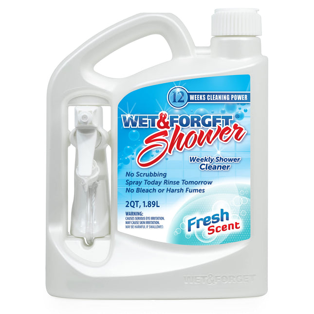 Wet & Forget Shower Cleaner Spray Multi-Surface Weekly Application Requires No S