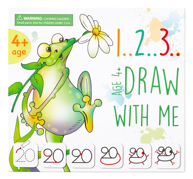 MD CREATIVE Draw & Trace Numbers Educational Toy for Girls & Boys 3-6