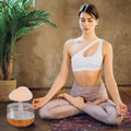 Weljoy Zen Raining Cloud Night Light Aromatherapy Essential Oil Diffuser Micro Humidifier Desk Fountain Bedside Sleeping Relaxing Mood Water Drop