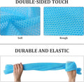 4 Pieces African Exfoliating Net, Long African Net Sponge, Nylon African Net Cloth, Exfoliating Washcloth, Body Scrubbers for Use in Shower, Back