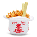 BarkBox Chow Chow Mein Plush Dog Toy - for Small to Medium Dogs and Puppies | Squeaky Dog Chew Toy with Stuffing Inside