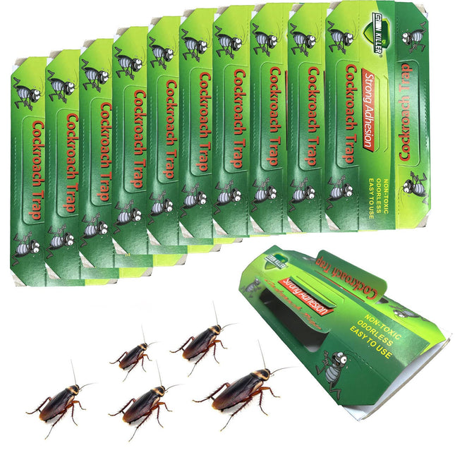 Cockroach Trap Roach Killer Indoor Home Non-Toxic Sticky Bug Glue Trap for Roach