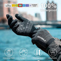 DRYMILE HYLA Waterproof Wool Blend Gloves, Touchscreen, Non-Slip Grip | Waterproof breathable membrane, warm wool blend lining, touchscreen