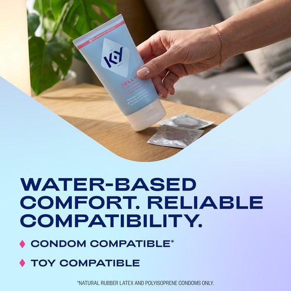 K-Y Jelly Personal Lubricant, Water Based Lube for Sex, 7 FL OZ 7 Fl Oz (Pack of 1)