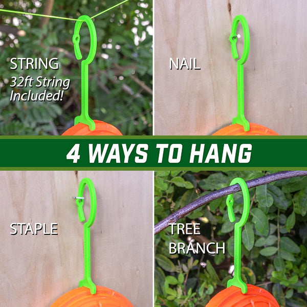 Target Holders - Choose Between Clay Claw Hangers or Caddy In Ground Stakes, Versatile for Shooting Practice Clay Claw 50 Pack