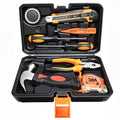 8 Piece Hand Tool Set, High Strength Steel Tools for Home Repair, Car Maintenance, Furniture Assembly with Convenient Storage Case, Basic Tool Kit