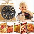 Air Fryer Replacement Parts Crisper Plate for Ninja Air Fryers Foodi, 8.2 inch 4QT Premium Round air Fryer Tray Grill Pan Plate Accessories with