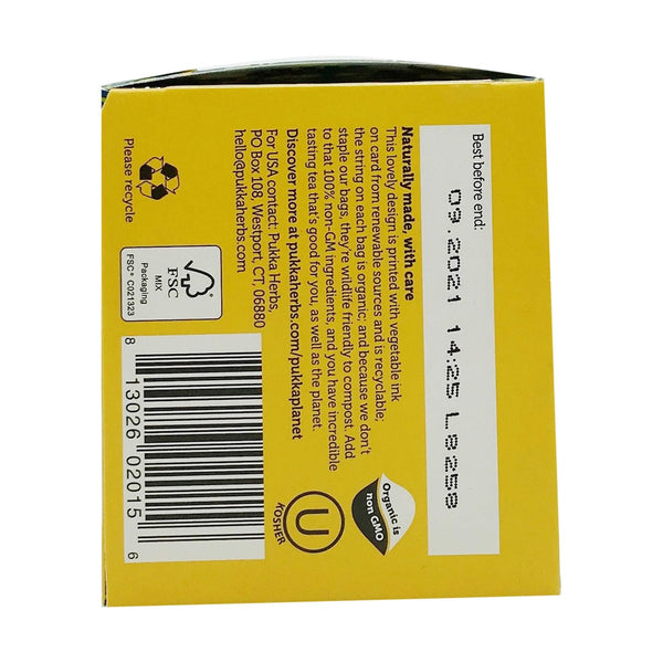 Pukka Organic Herbal Tea, Chamomile, Vanilla & Manuka Honey Tea, Honey & Fennel Blend, 20 Total Tea Bags