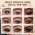 SUSIKEKI 6 Colors Mini Eyeshadow Makeup Palette Neutral Nude Smoky Eye Shadow Taupe & Brown Matte Make Up Pallet with Mirror Highly Pigmented Long