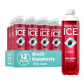 Sparkling Ice, Black Raspberry Sparkling Water, Zero Sugar Flavored Water, with Vitamins and Antioxidants, Low Calorie Beverage, 17 fl oz Bottles