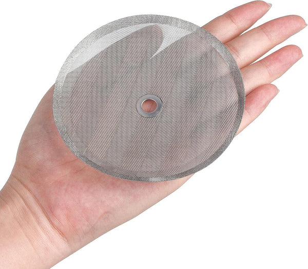 Attsky French Press Filter Replacement, 6-Pack, 4 Inch Stainless Steel Mesh | 4 Inch, Stainless Steel Mesh Screen, Replacement Parts for French