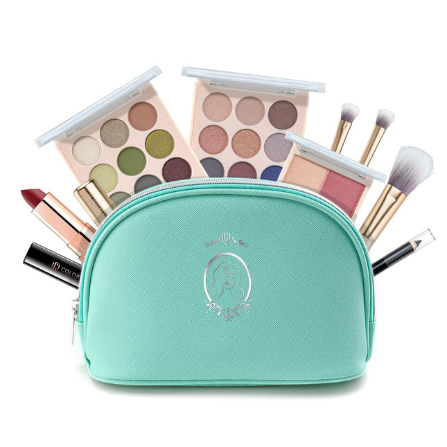Color Nymph All In One Makeup Kit, Makeup Gift Set for Beginners Teenager Girls with Eyeshadow Palette Blush Lipstick Li