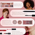 Hot Sugar All in One Makeup Kit, Makeup Set for Women, Girls Makeup Kit for Teens with Eyeshadow, Blush, Contour, Highlighter, Concealer,