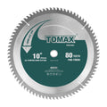 TOMAX 10-Inch 80 Tooth ATB Fine Finish Saw Blade with 5/8-Inch Arbor 10" 80T