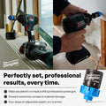 Adjustable DIMPLER ® Drywall Bit | Perfect for Converting Electric and Impact Drills into a Drywall & Deck Screw Gun | Holds the Screw with a Poweful Magnet