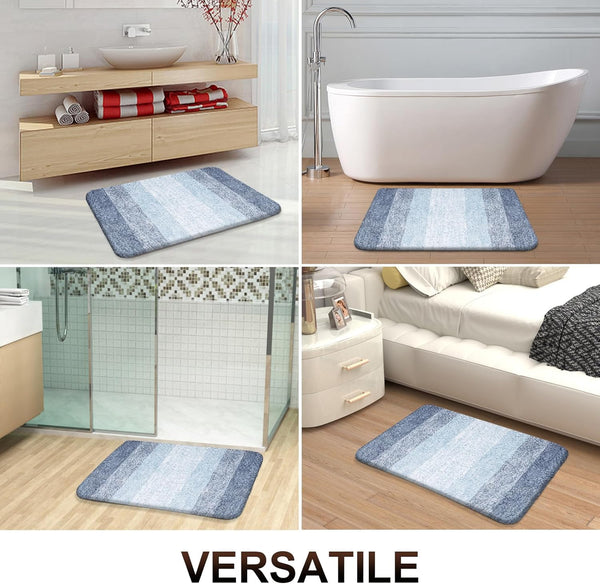 OLANLY Bathroom Rug Mat 30X20, Extra Soft and Absorbent Microfiber Bath Rugs, Non-Slip Plush Shaggy Bath Carpet, Machine Wash Dry, Bath Mats for