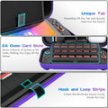 daydayup Switch Carrying Case Compatible with Nintendo Switch 2, with 24 Games Cartridges Protective Hard Shell Travel Carrying Pouch DS Case