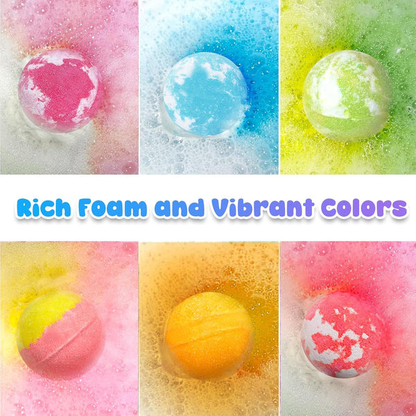 Bath Bombs for Kids Girls with Surprise Toys Inside, Bath Bombs with Jewelry Toys, Birthday Gifts for Girls 4 5 6 7 8 Years Old, Daughter