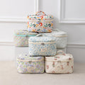 uekeboag Large Travel Quilted Makeup Bag for Women (03White-Bear) 1Pc 03 White Bear